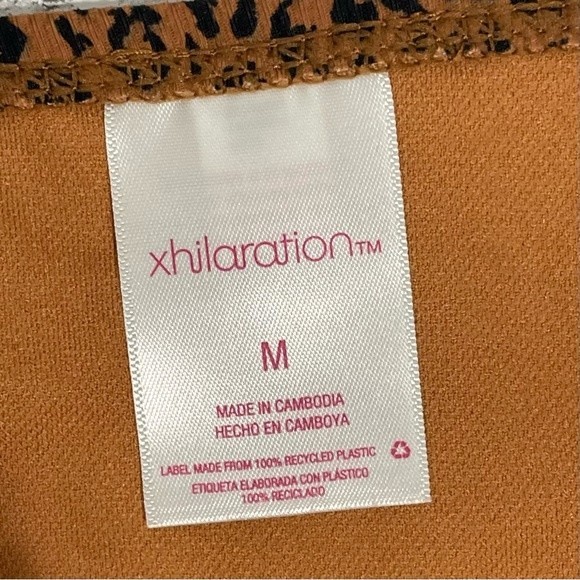 NWT Xhilaration Juniors Ribbed String Hipster Bikini Bottom Animal Print - Picture 5 of 8